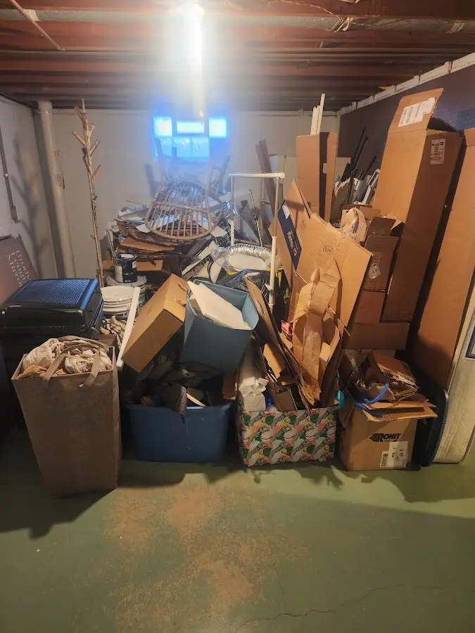 Roll-off dumpster container at job site for 20 Yard Dumpster Rental in Healdsburg